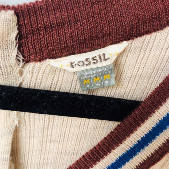 FOSSIL Vintage Soft wool Fit & Flare Sweater Dress - Picture 3 of 7